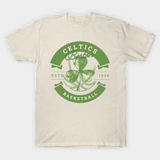 vintage celtics basketball T-Shirt